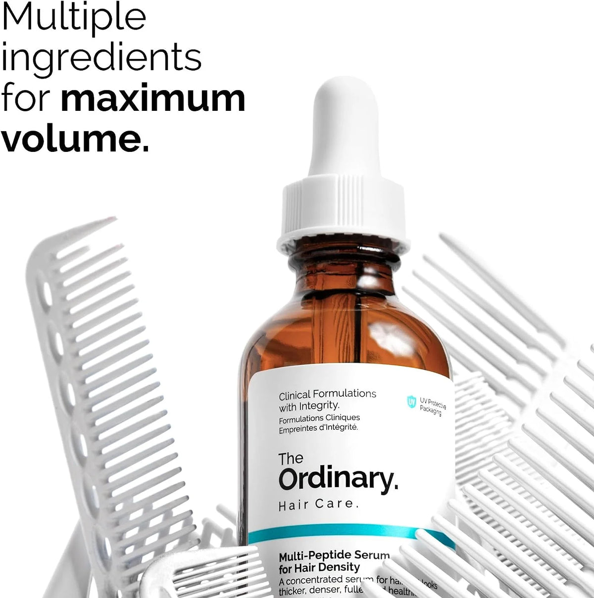 Serum pentru cresterea densitatii parului cu multi-peptide, 60ml, The Ordinary