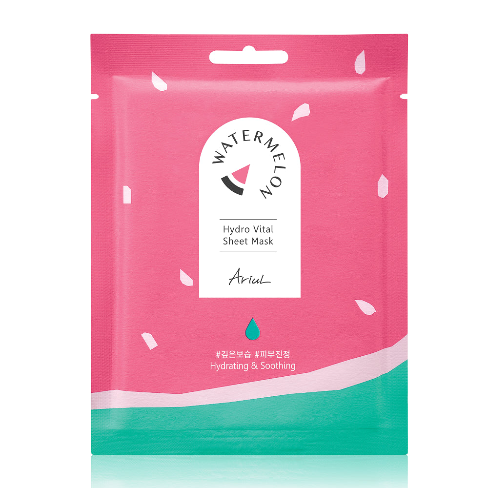 Masca de fata cu Pepene Rosu Ariul Watermelon Hydro Vital, Calmare si hidratare